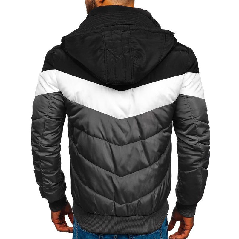 Hooded Cotton Jacket Men's Winter Thick Warm Jacket