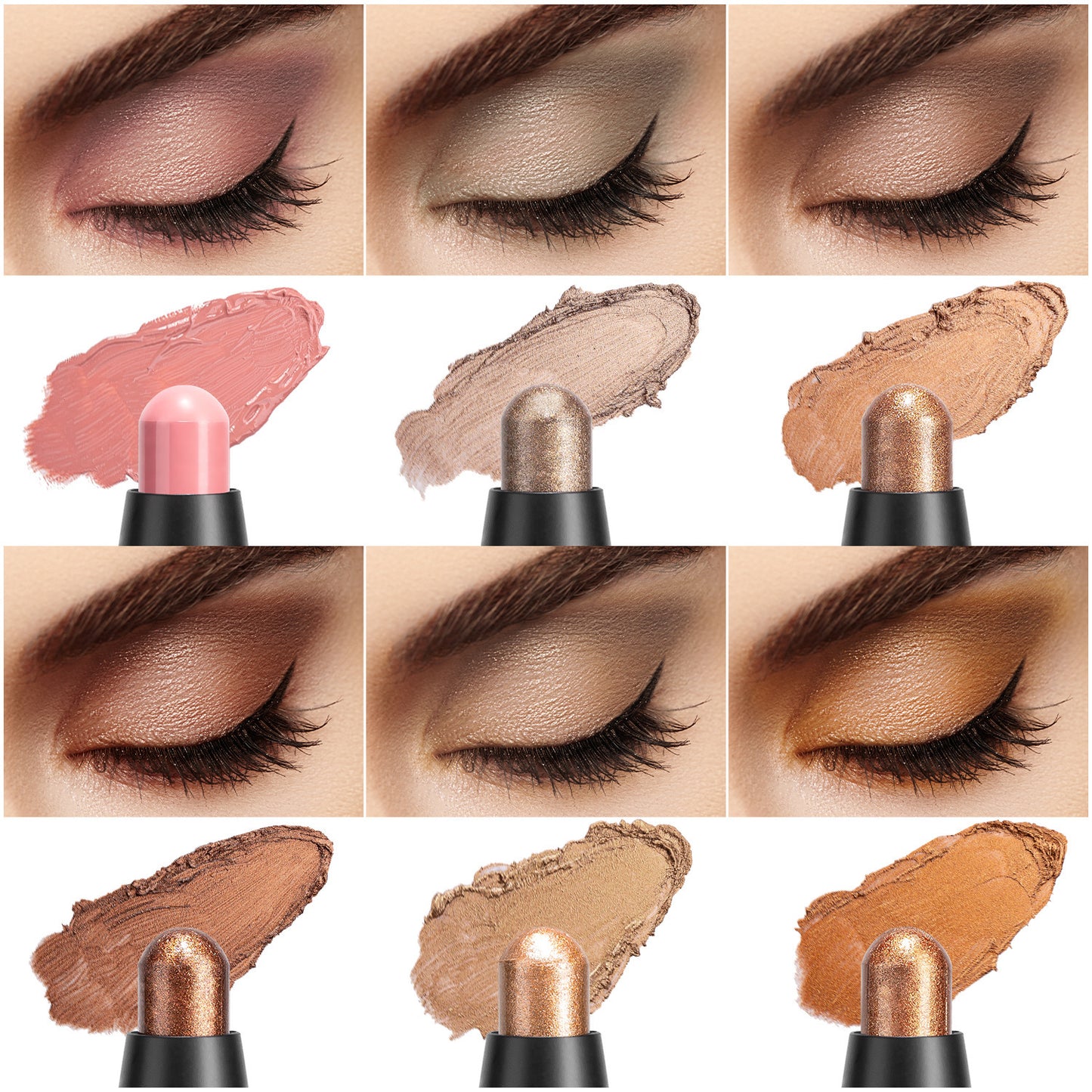 MABOX Waterproof Eye Shadow Stick Eye Makeup Color Pearlescent Pen