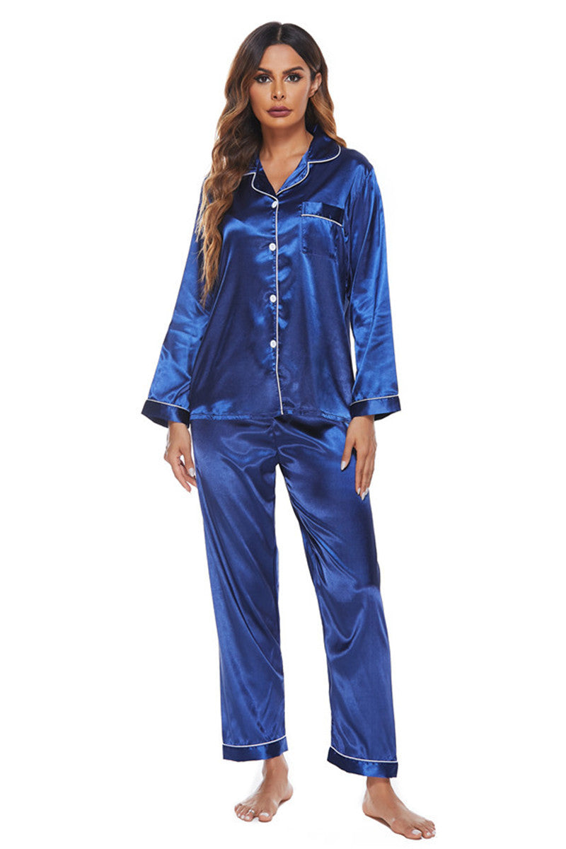 Pajamas Women's Long Sleeve Sleepwear Soft Button Loungewear Pjs Set Nightwear