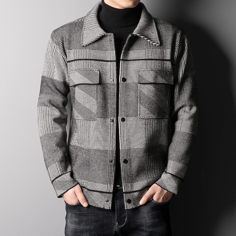 Men's Clothing Fashion Single-breasted Thickened