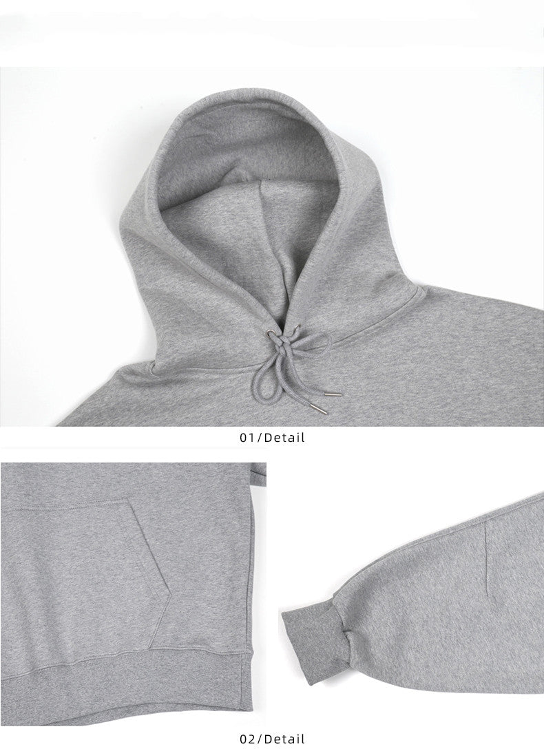 Autumn Grey Sweater Men's Hood