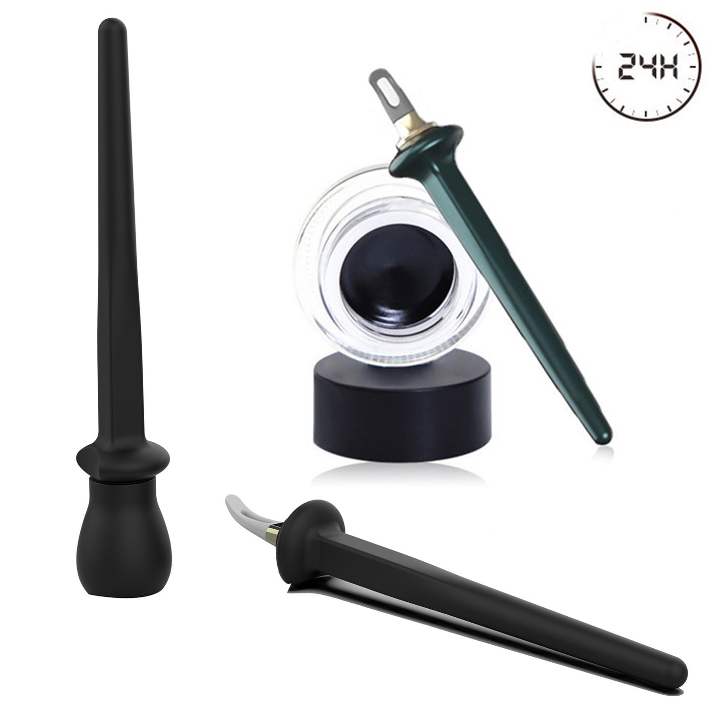 Silicone Eyeliner Painting Tool Outline Waterproof Not Smudge Creamy Eyeliner Eyeliner Brush