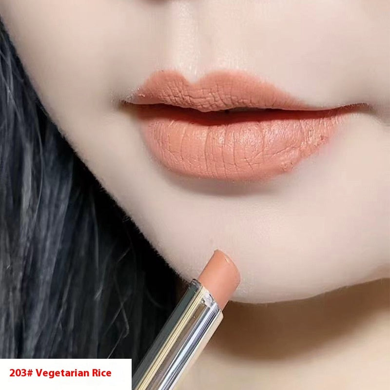 Waterproof Thin Tube Long-lasting Lock Color No Stain On Cup Lipstick