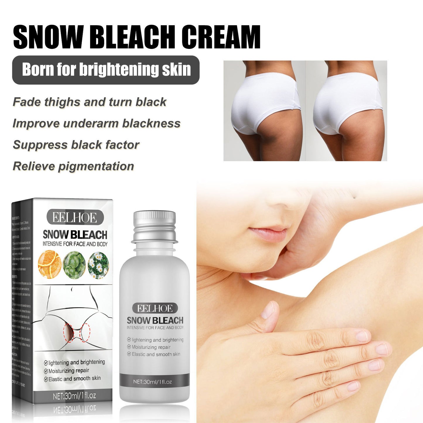 Fade Elbow Knee Armpit Joint Black Nourishing And Brightening Whitening Skin Beauty Cream