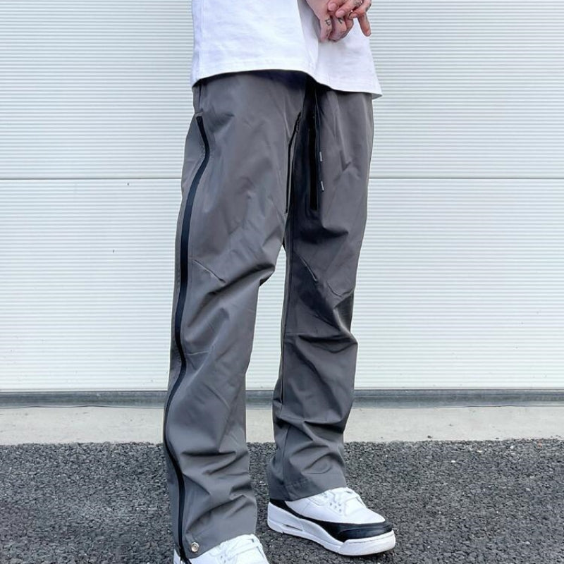 Zipper Straight Cargo High Street Pants