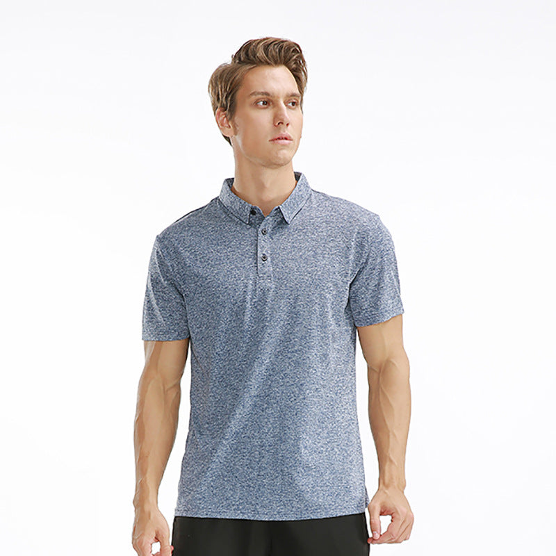 Polo Shirt Lightweight Lapel Quick-drying Stretch Sports Casual Top