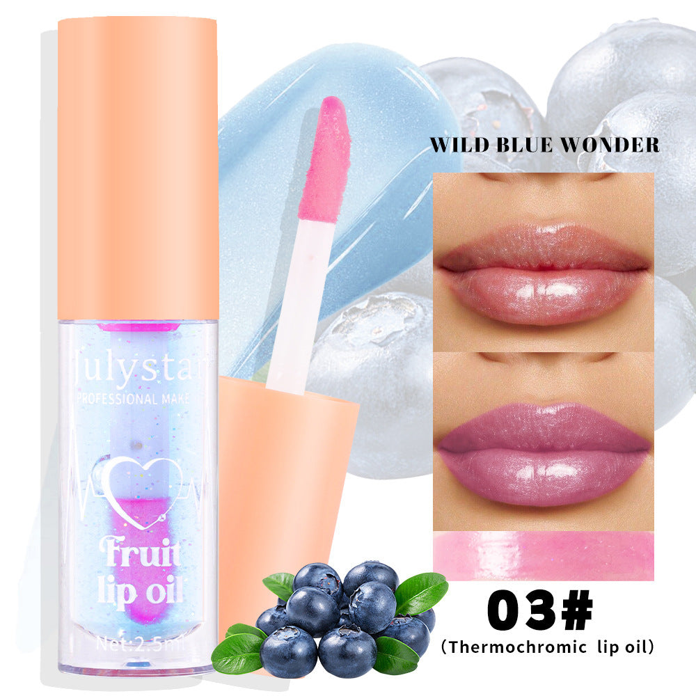20 Colors Fruit Lip Lacquer Water Light Transparent Moisturizing