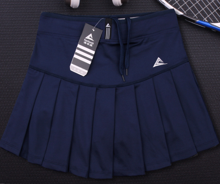 New Girls Tennis Skirts with Safety Shorts , Quick Dry Women Badminton Skirt