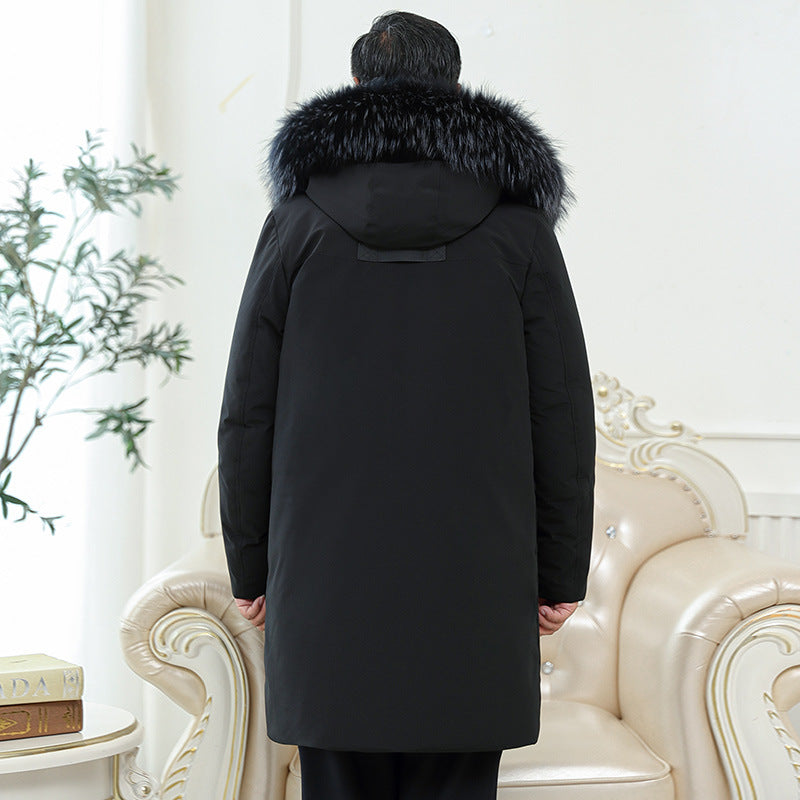 Winter New Thick Mid-length Cold-proof Warm Men's Coat