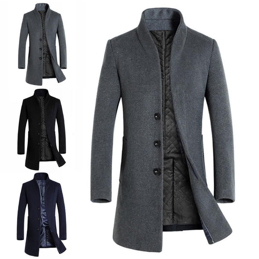 Men's coat men's woolen coat