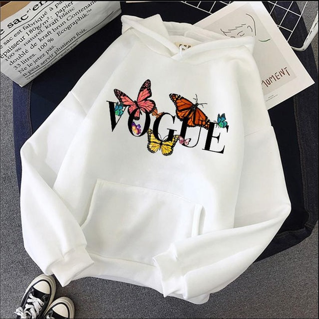 Winter Hoodies Women Loose Korean Style Harajuku Sweatshirt