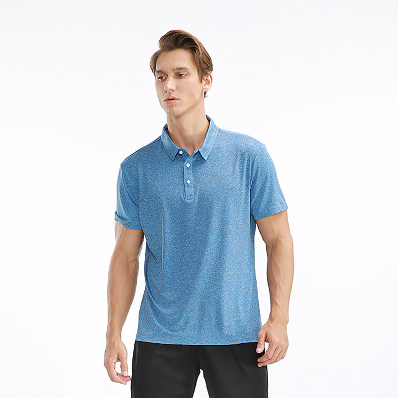 Polo Shirt Lightweight Lapel Quick-drying Stretch Sports Casual Top