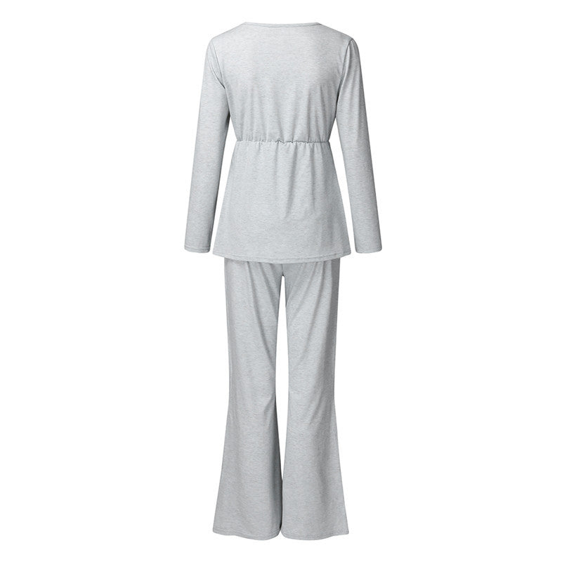 Nursing pajamas for pregnant women