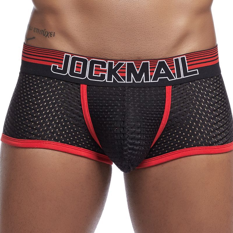 Men Underwear Boxer Breathable Mesh boxe