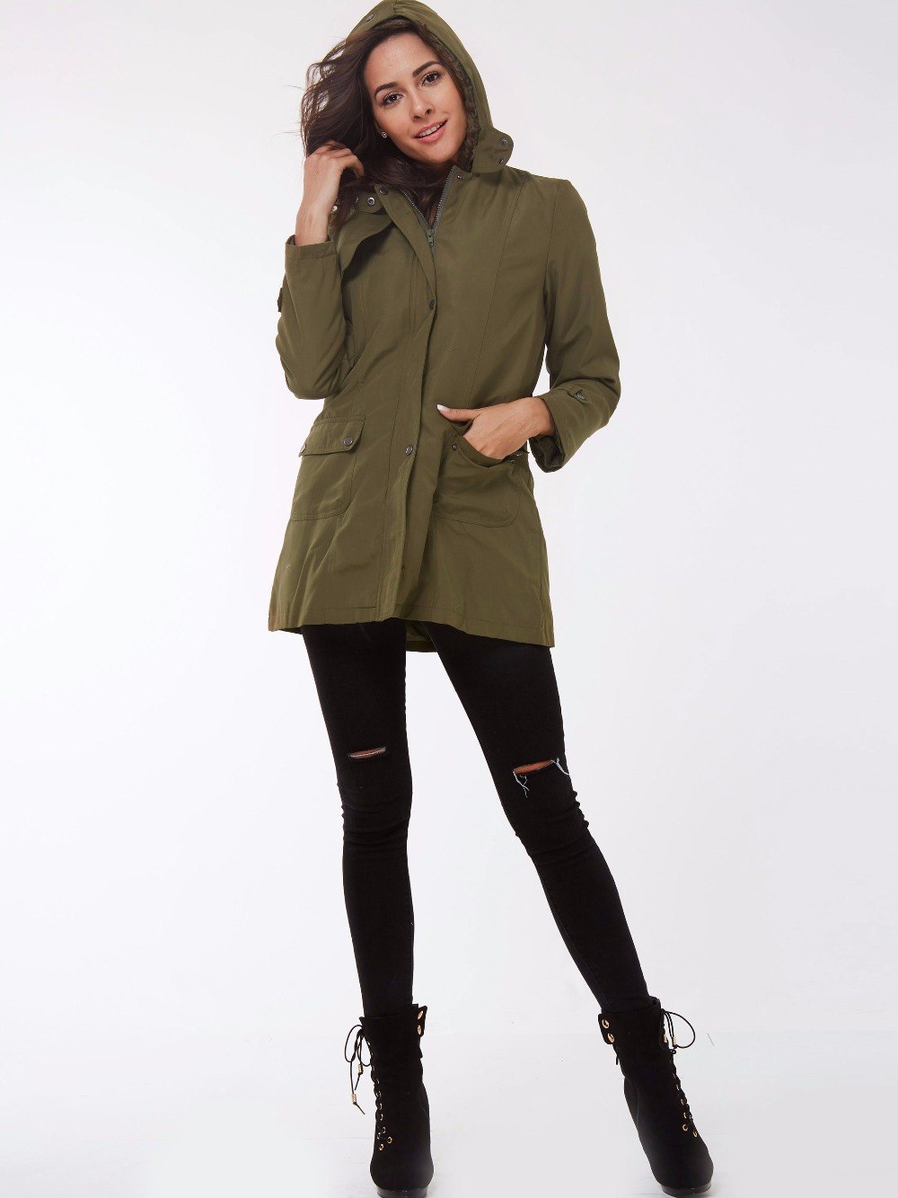 Casual Ladies Basic Coat jaqueta feminina jacket Warm Long Sleeve women parkas cotton Women Winter Jacket