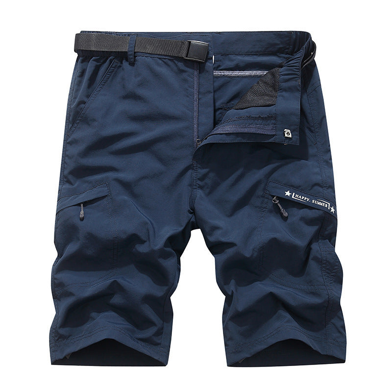 Multi-pocket quick-drying shorts