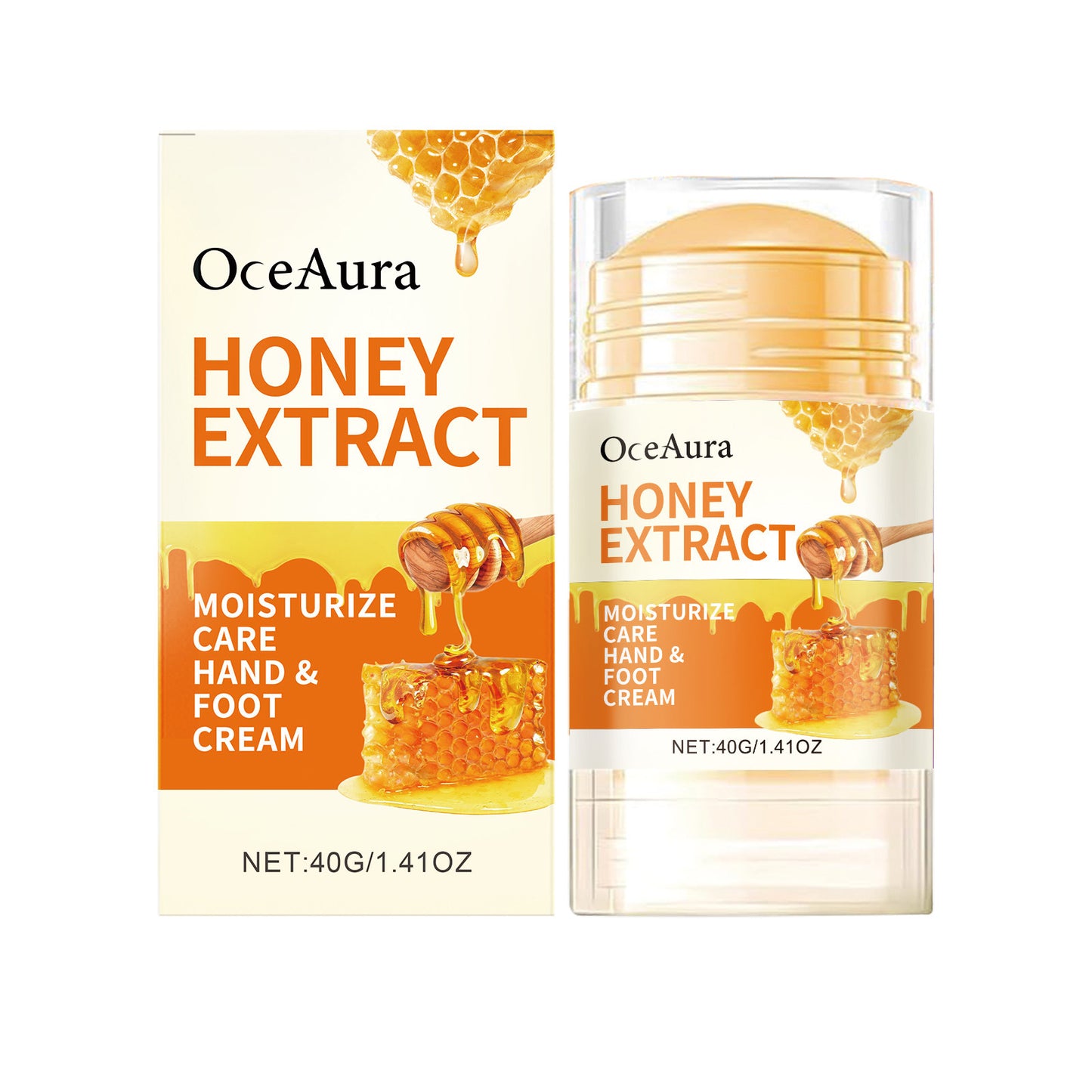 OCEAURA Honey Moisturizing Care Stick Nourishing Moisturizing Heel Elbow Knee Care Cream Stick