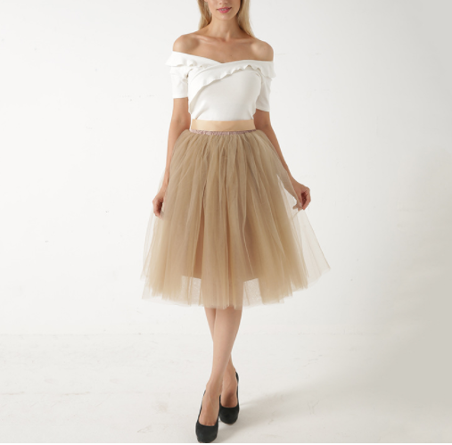 Belt 65CM European And American Puff Skirt Tulle Skirt