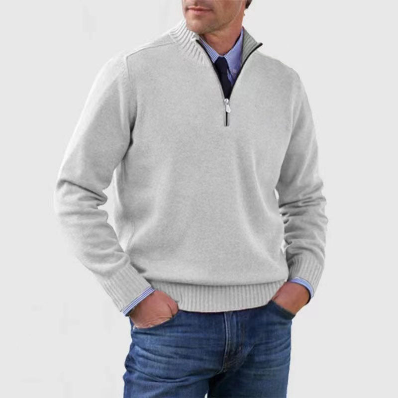 Men's Plus Size Knitwear Zipper