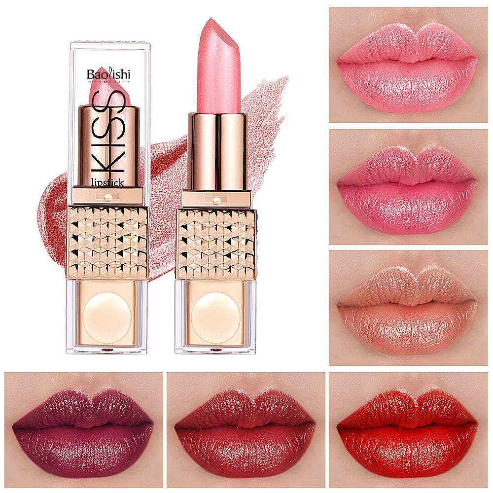 Universal Pearlescent Sequins Colorful Lipstick Kit