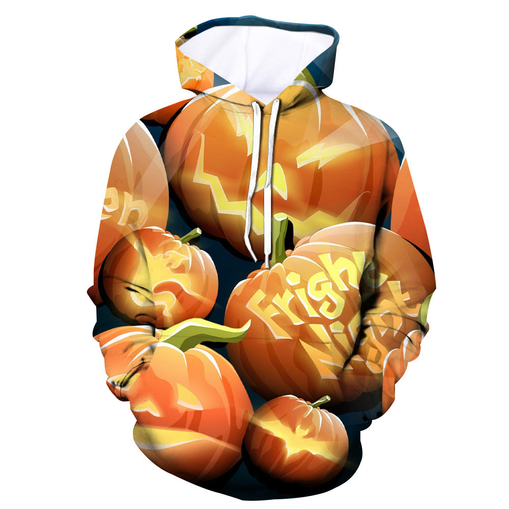 Halloween Casual Long-sleeved Hooded Sweater