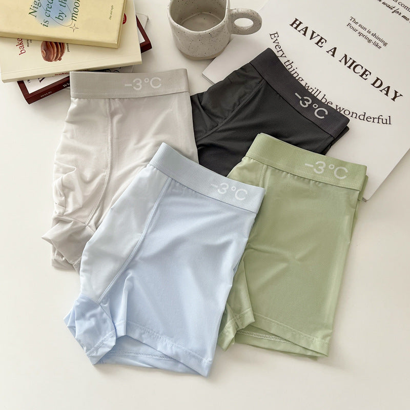 Ice Silk Seamless Men's Underwear Summer Breathable