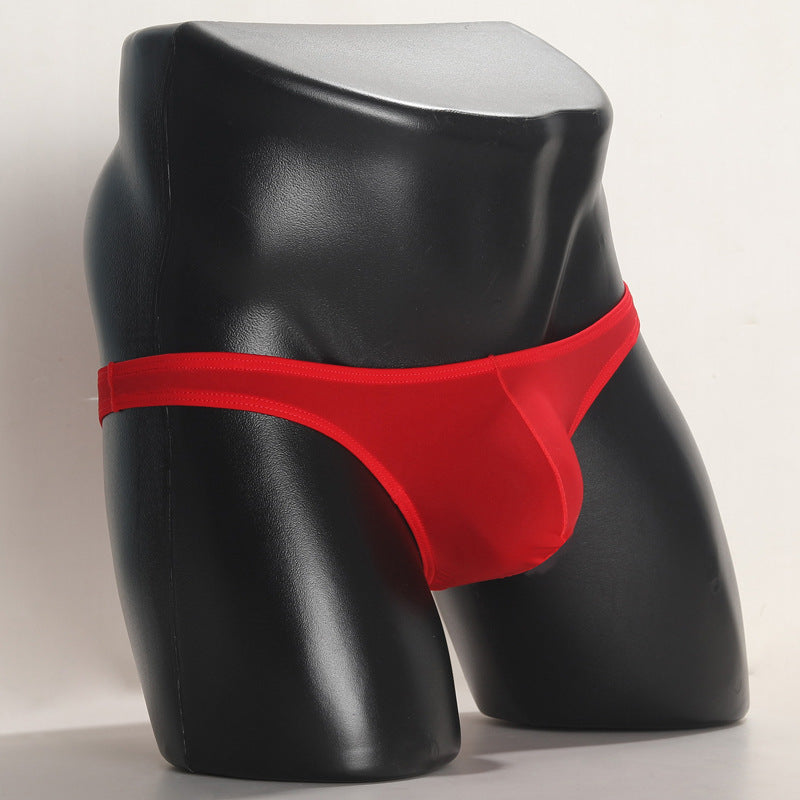 Ice Silk Summer Low Waist Men's Triangle Underwear