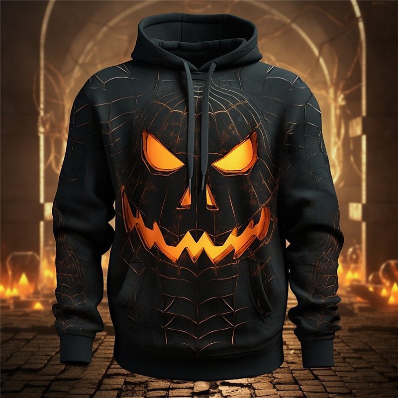 Halloween 3D Digital Printed Hoodie Couple Clothes