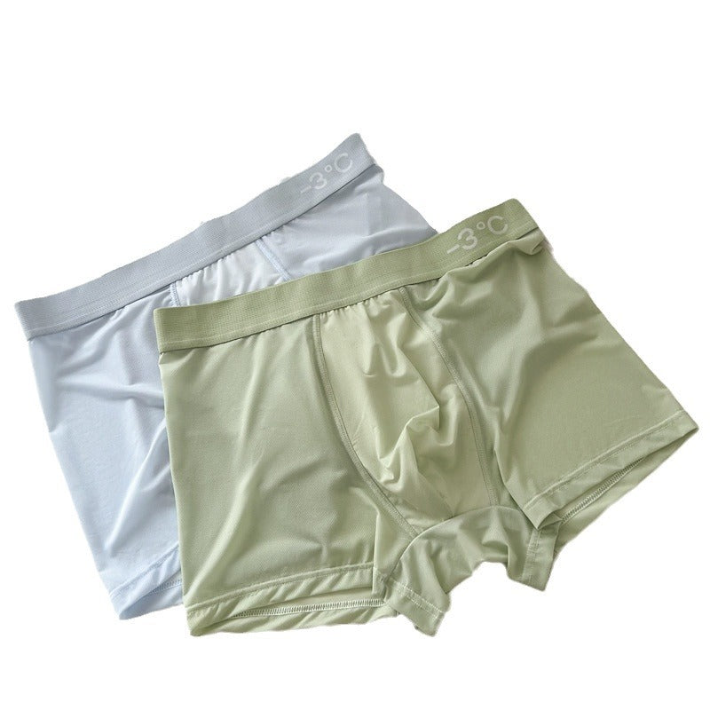 Ice Silk Seamless Men's Underwear Summer Breathable