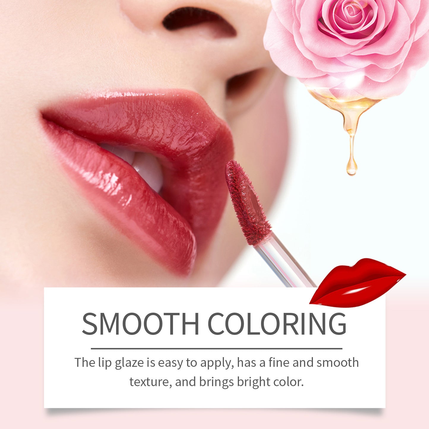 Double-headed Lip Liner Lip Lacquer Pen Two-in-one