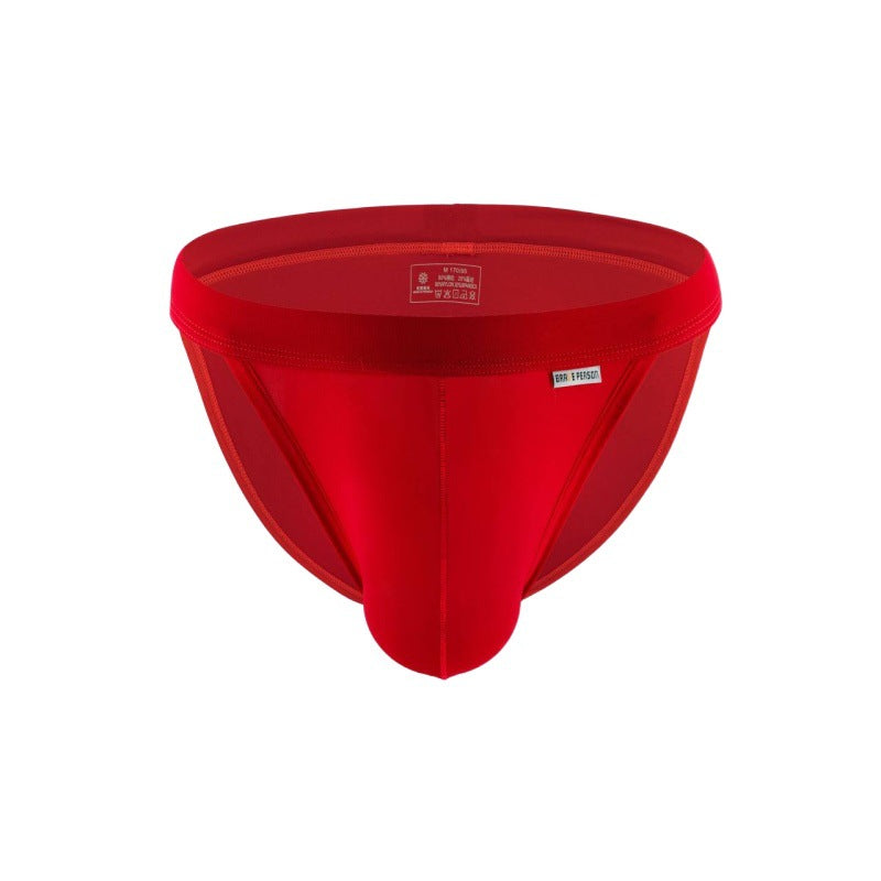 Solid Color Low Waist Men's Triangle Sexy Underwear