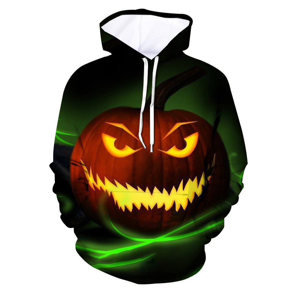 Halloween Casual Long-sleeved Hooded Sweater