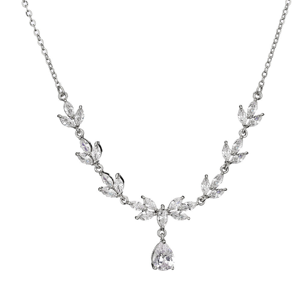Bridal Wedding Ornament Suit Exquisite Water Drop