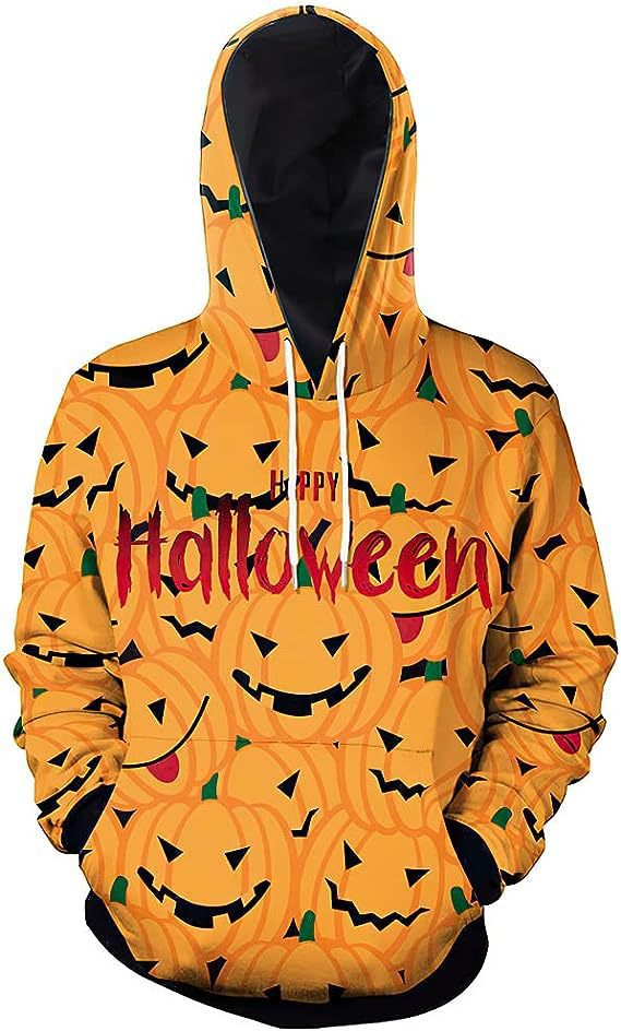 Halloween Casual Long-sleeved Hooded Sweater