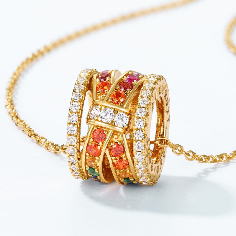 Entry Lux As Right As Rain Color Zirconium Necklace