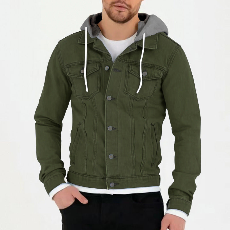 Men's Coat Multi-pocket Jacket Slim Fit Warm