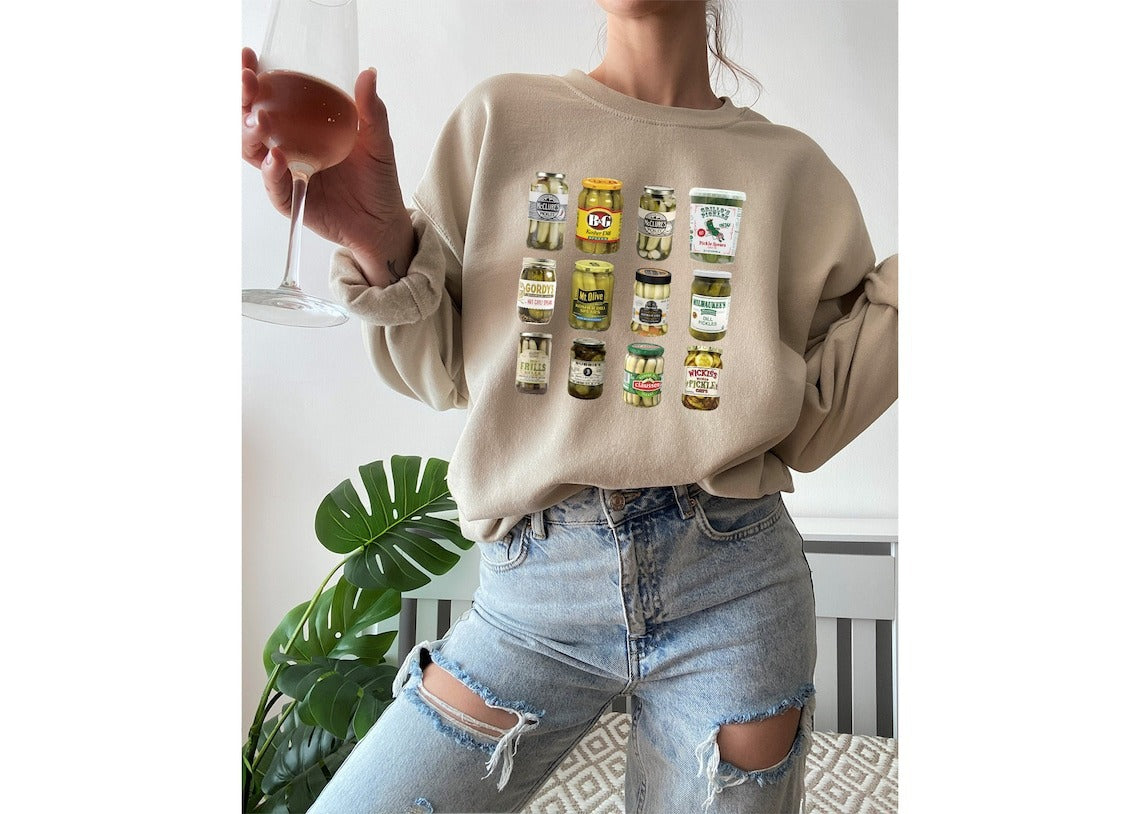 Sweater Round Neck Letter Loose Comfortable Top Women