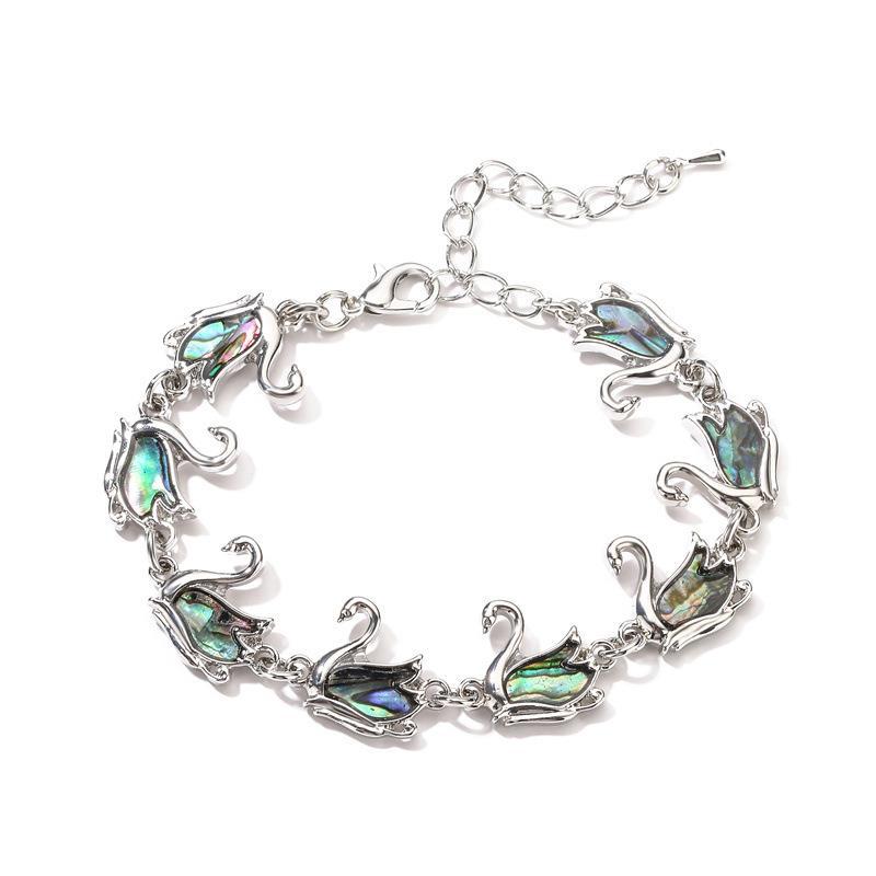 Animal Whale Penguin Butterfly Shell Abalone Bracelet