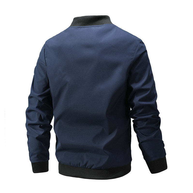 Men's Fashion Casual Solid Color Coat