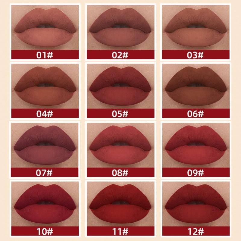 24-color Matte Liquid Lipstick