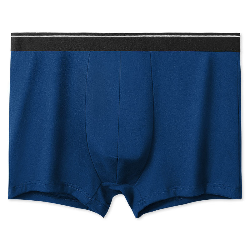 Men's Solid Color Underwear Men's Cotton Breathable Boxers