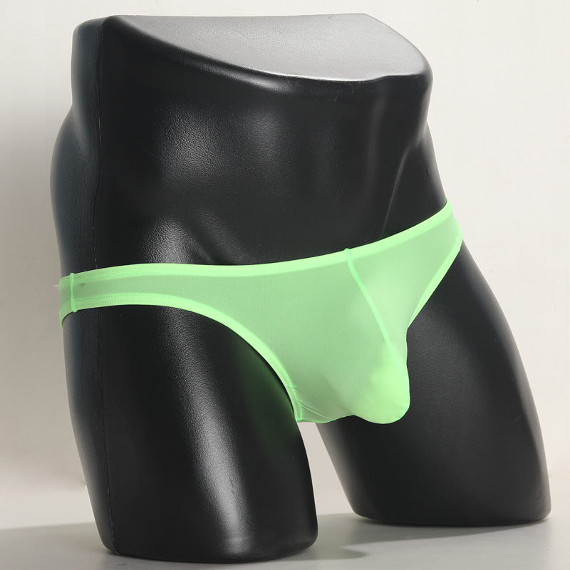 Ice Silk Summer Low Waist Men's Triangle Underwear