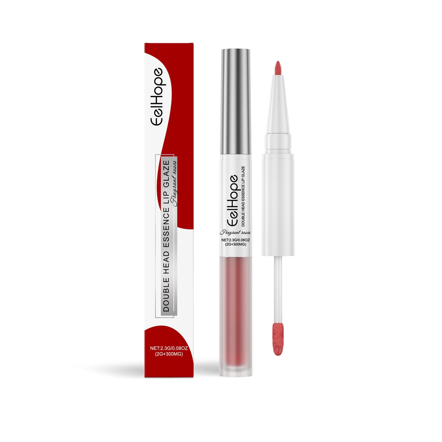 Double-headed Lip Liner Lip Lacquer Pen Two-in-one
