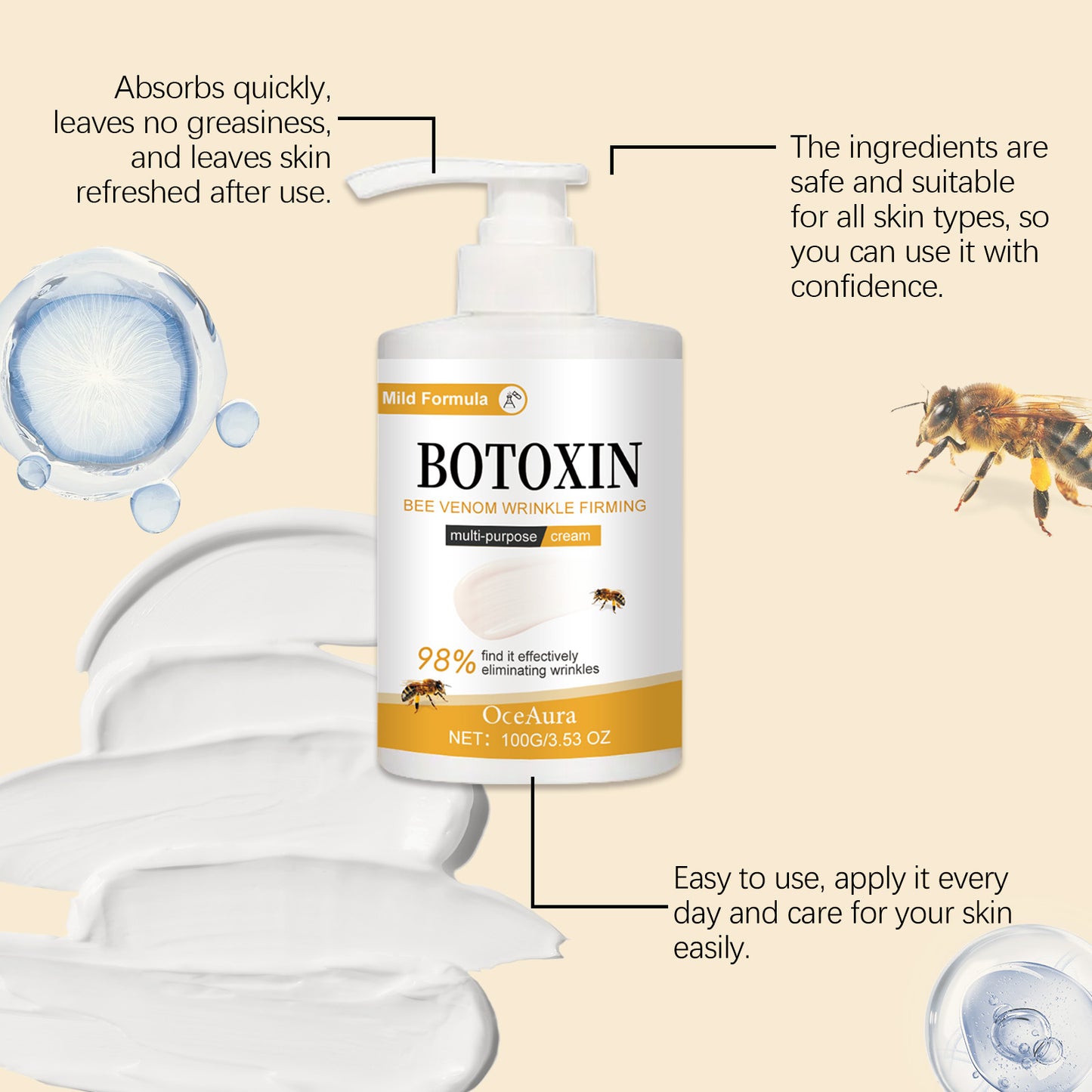 Household Daily Massage Care Body Cream