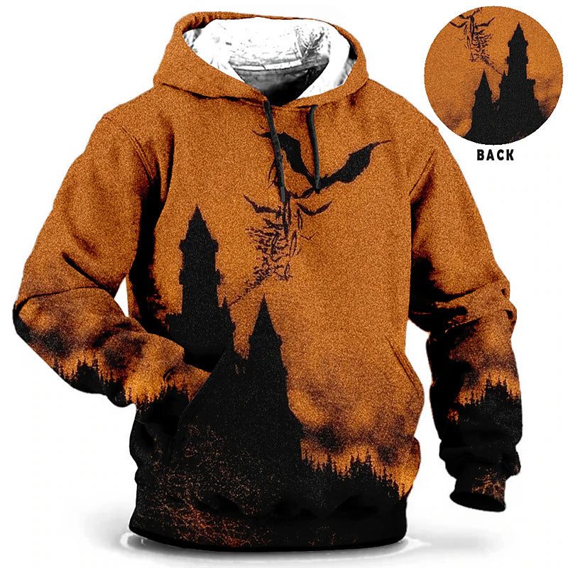 Halloween 3D Digital Printed Hoodie Couple Clothes