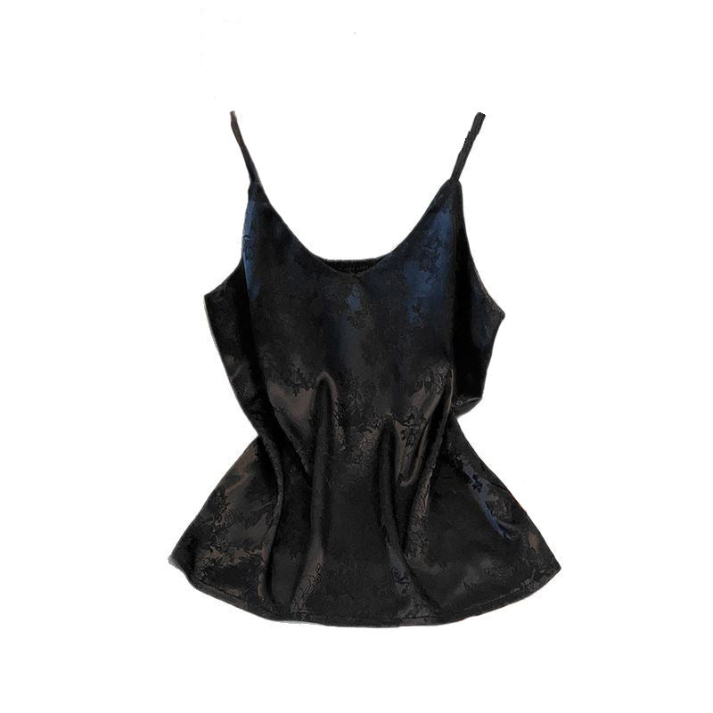 Plus-sized Plus-sized 15000kg Silk Satin All-matching Tank Top Women