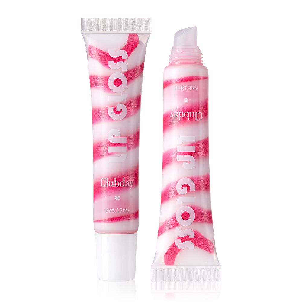 Hose Pearlescent Thin And Glittering Moisturizing Fruit Flavor Lip Gloss