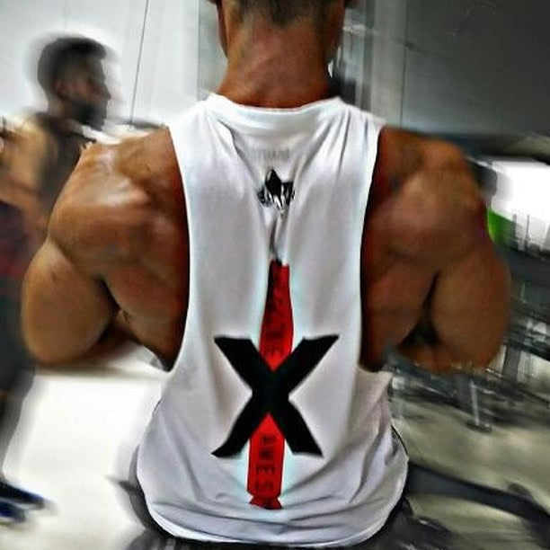 Men Bodybuilding Tank Tops Gyms Fitness Workout Sleeveless Shirts Casual