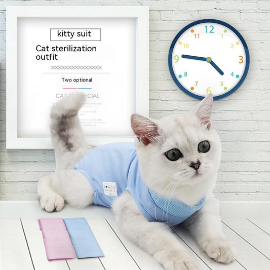 Anti-licking Pet Elastic Clothes After Cat Surgery
