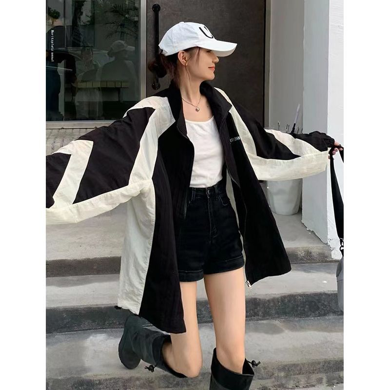 Sun Protection Clothing For Women Retro Workwear Outdoor Jacket Coat